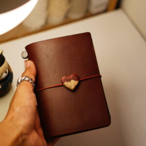Eternal Journal Charm: Amboyna Burl & Resin