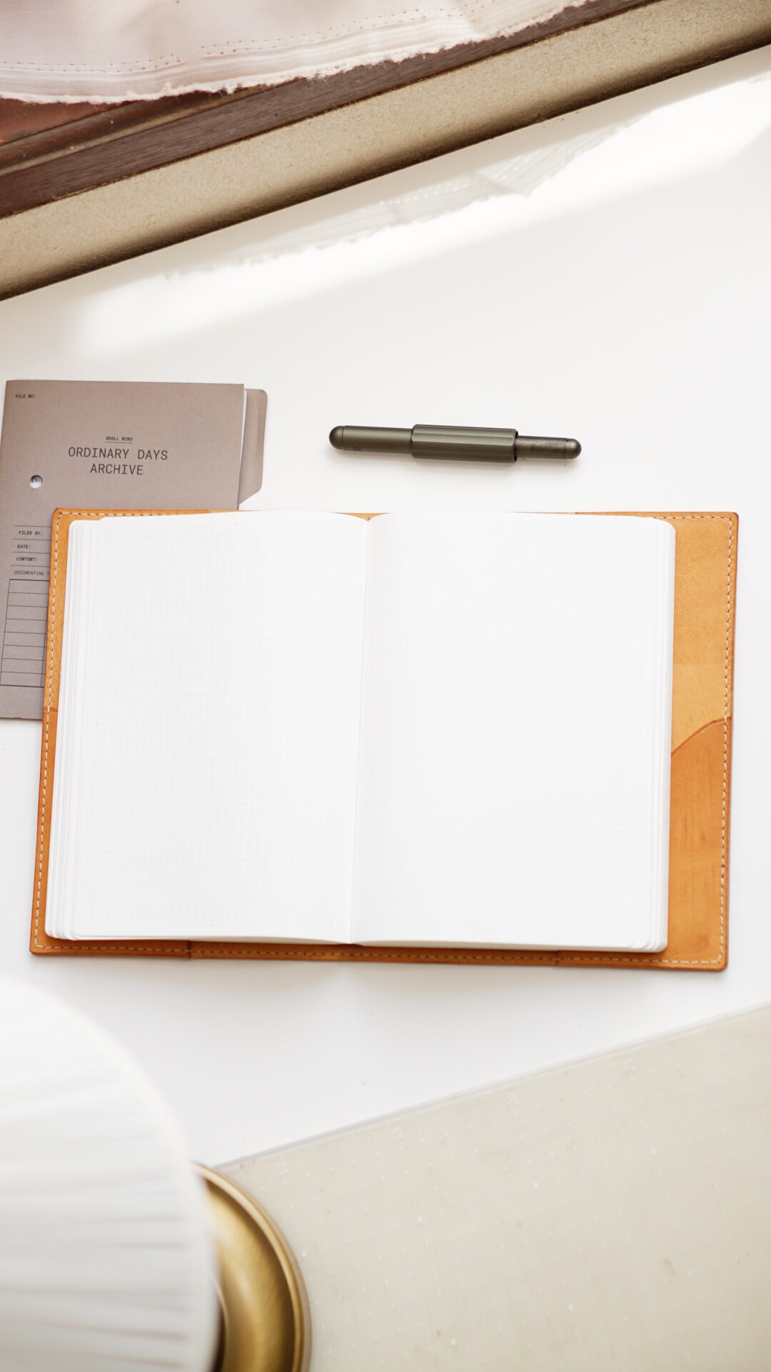 Minimalist Minerva Box Leather Journal Cover for Hobonichi Weeks, A5, B6,B6 Slim - Image 4