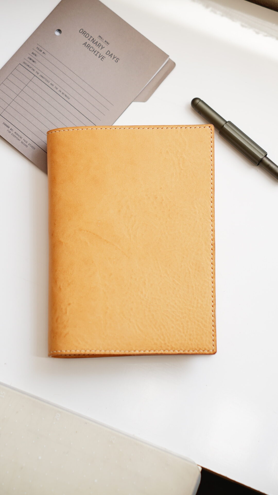 Minimalist Minerva Box Leather Journal Cover for Hobonichi Weeks, A5, B6,B6 Slim